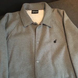 New The Hundreds fleece bomber jacket